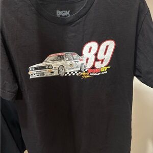 DGK Charcoal Tee with Logo Print